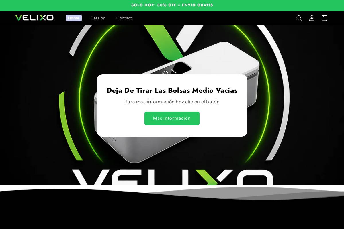 veelixo.store homepage screenshot