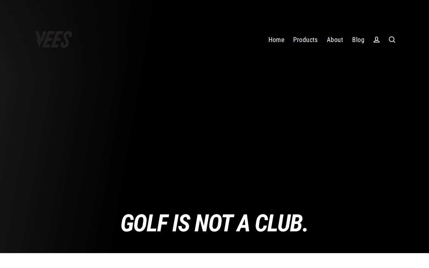 veesgolf.com homepage screenshot