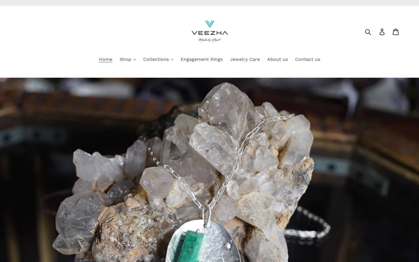 veezha.com homepage screenshot