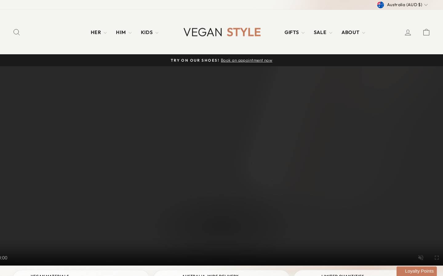 Vegan Style homepage screenshot