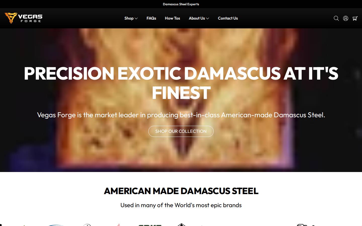 vegasforge.com homepage screenshot