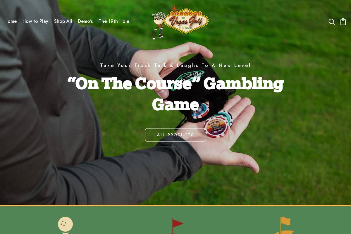 vegasgolfgame.com homepage screenshot