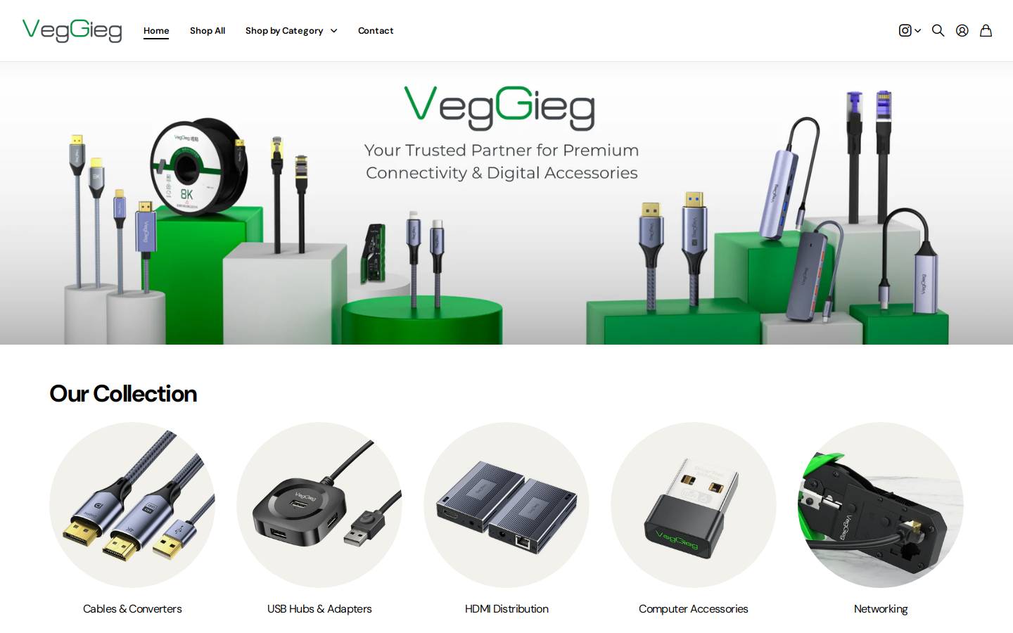 veggieg.in homepage screenshot
