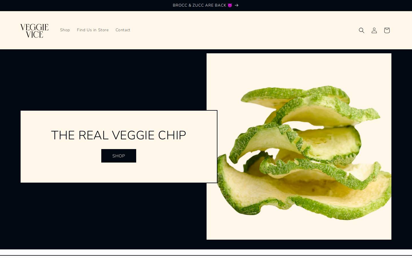 veggievice.com homepage screenshot