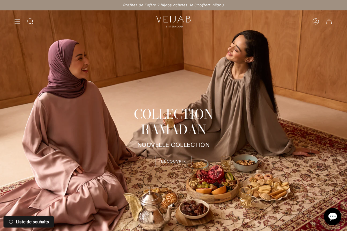 VEIJAB homepage screenshot
