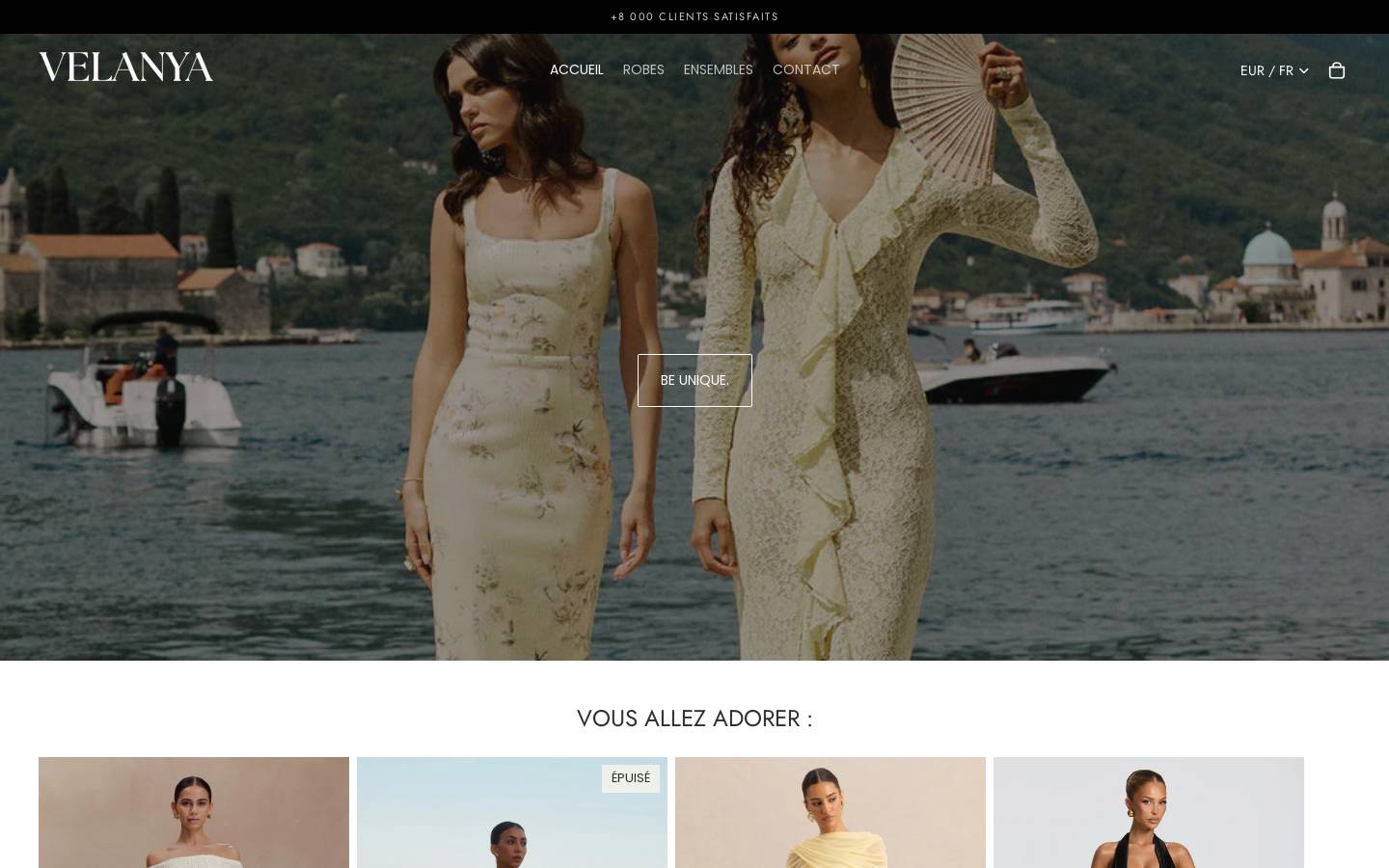 vel-anya.com homepage screenshot