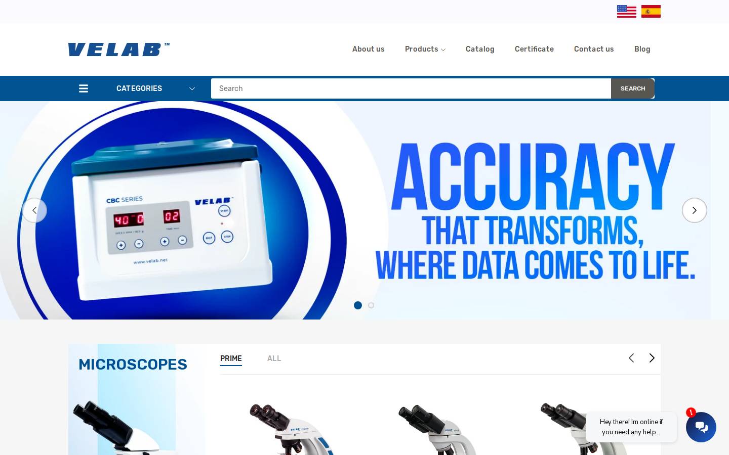 velab.net homepage screenshot