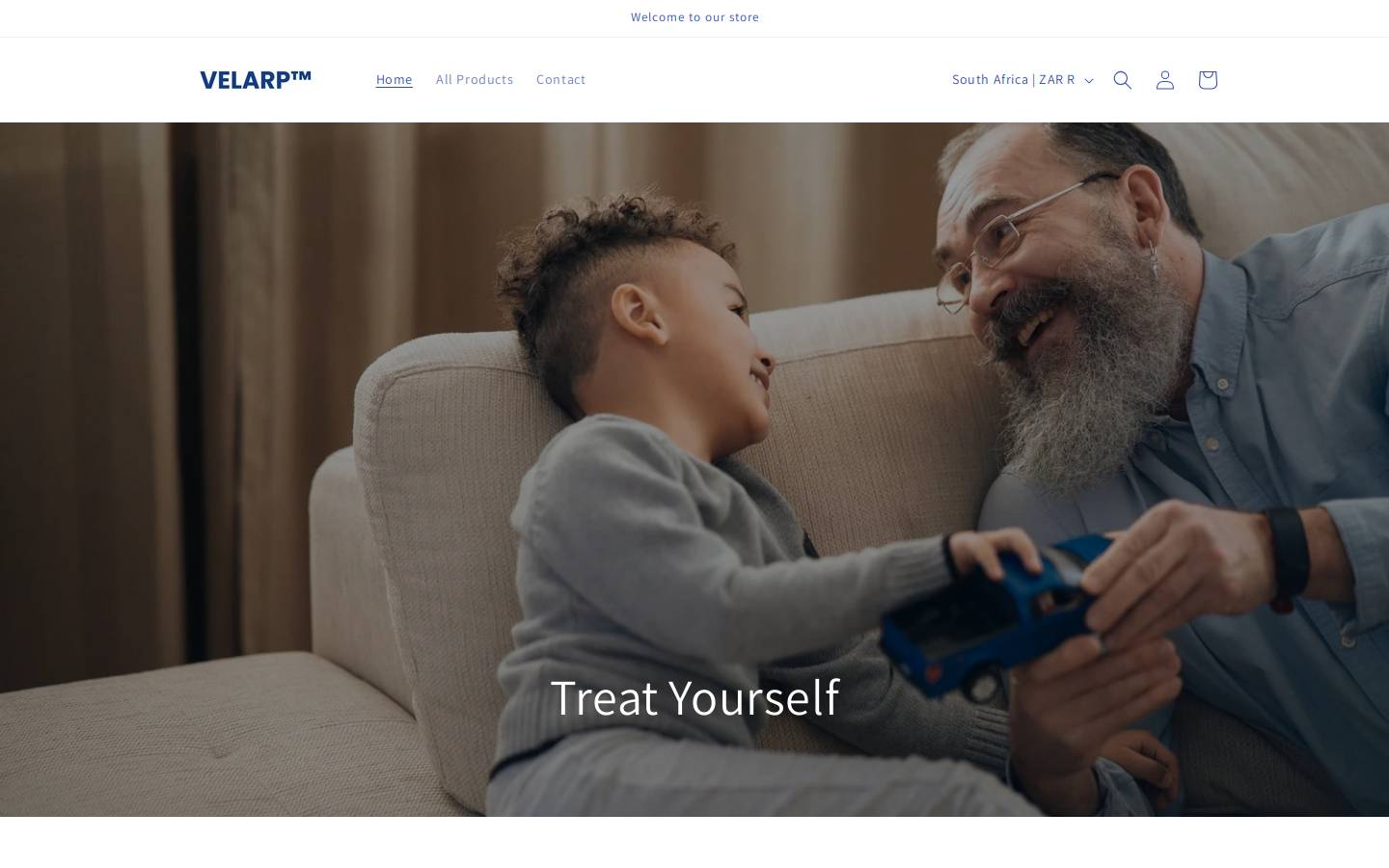 velarp.com homepage screenshot