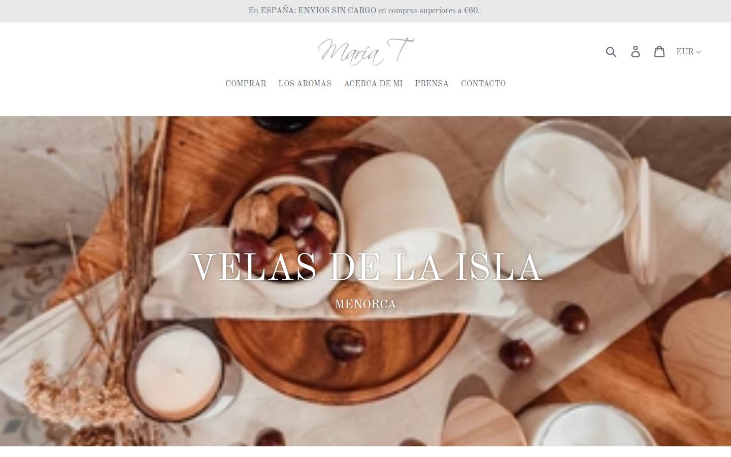 velasmariat.com homepage screenshot