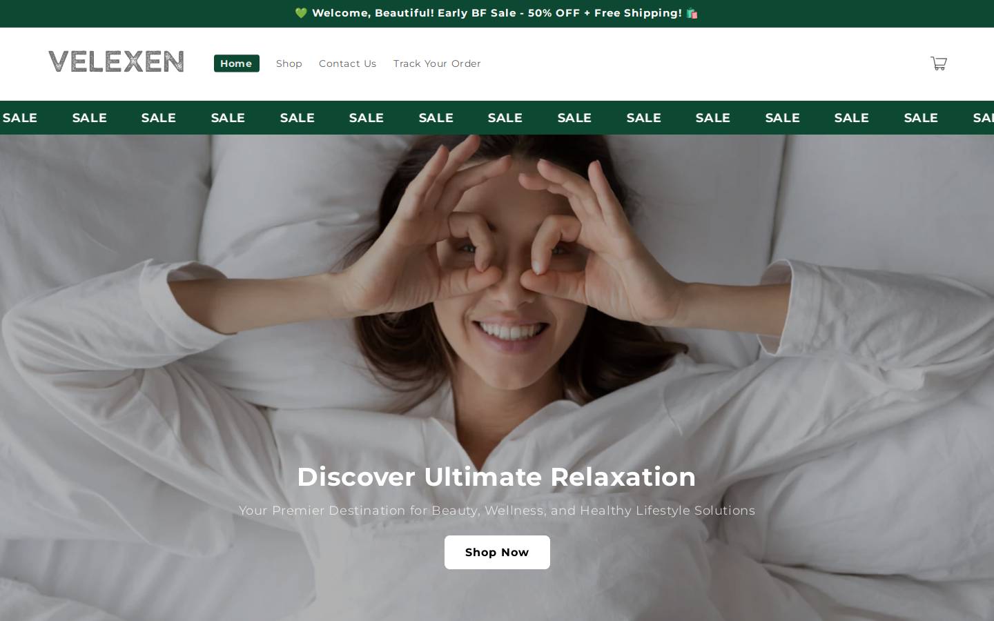 velexen.com homepage screenshot