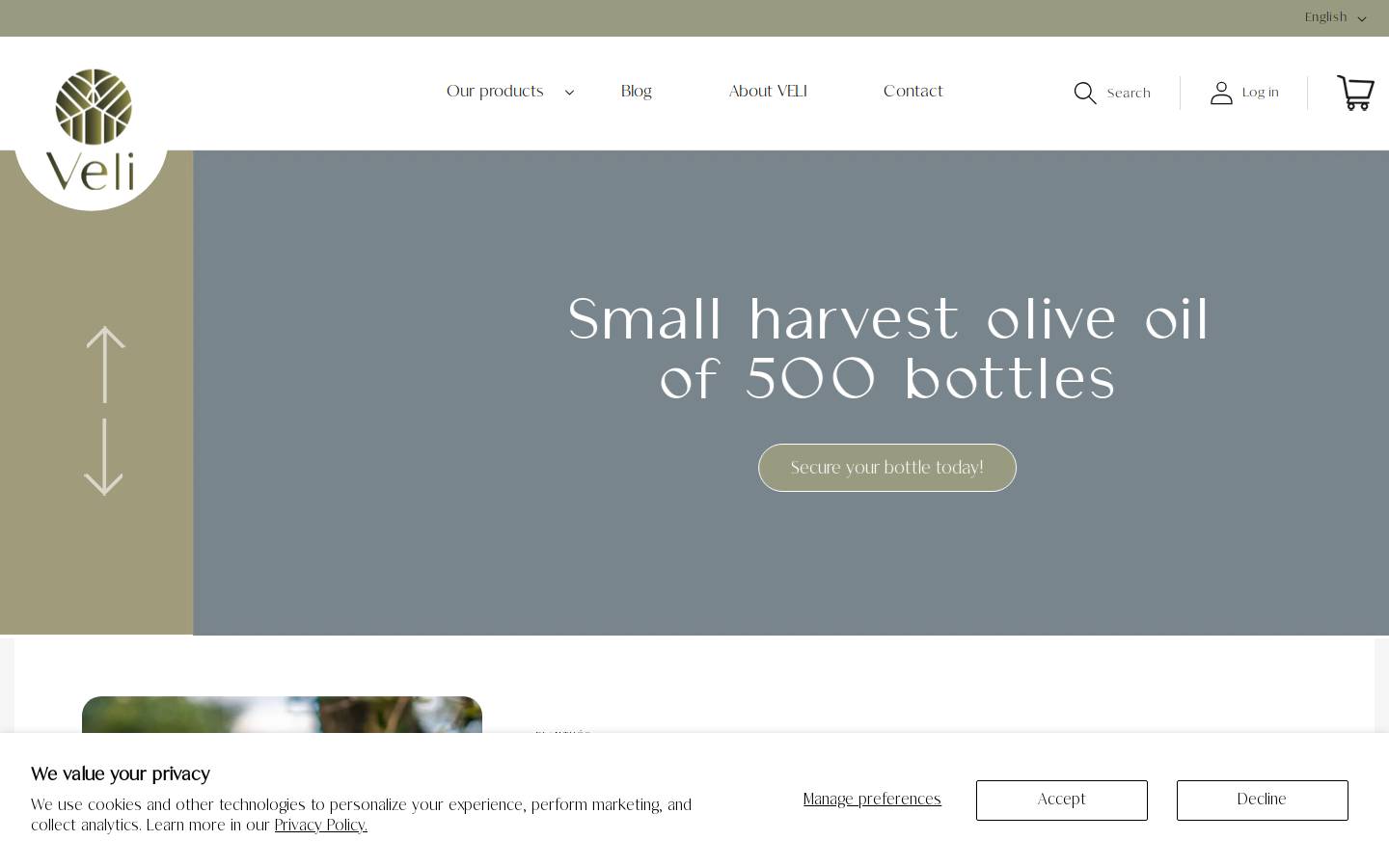 veli.ca homepage screenshot