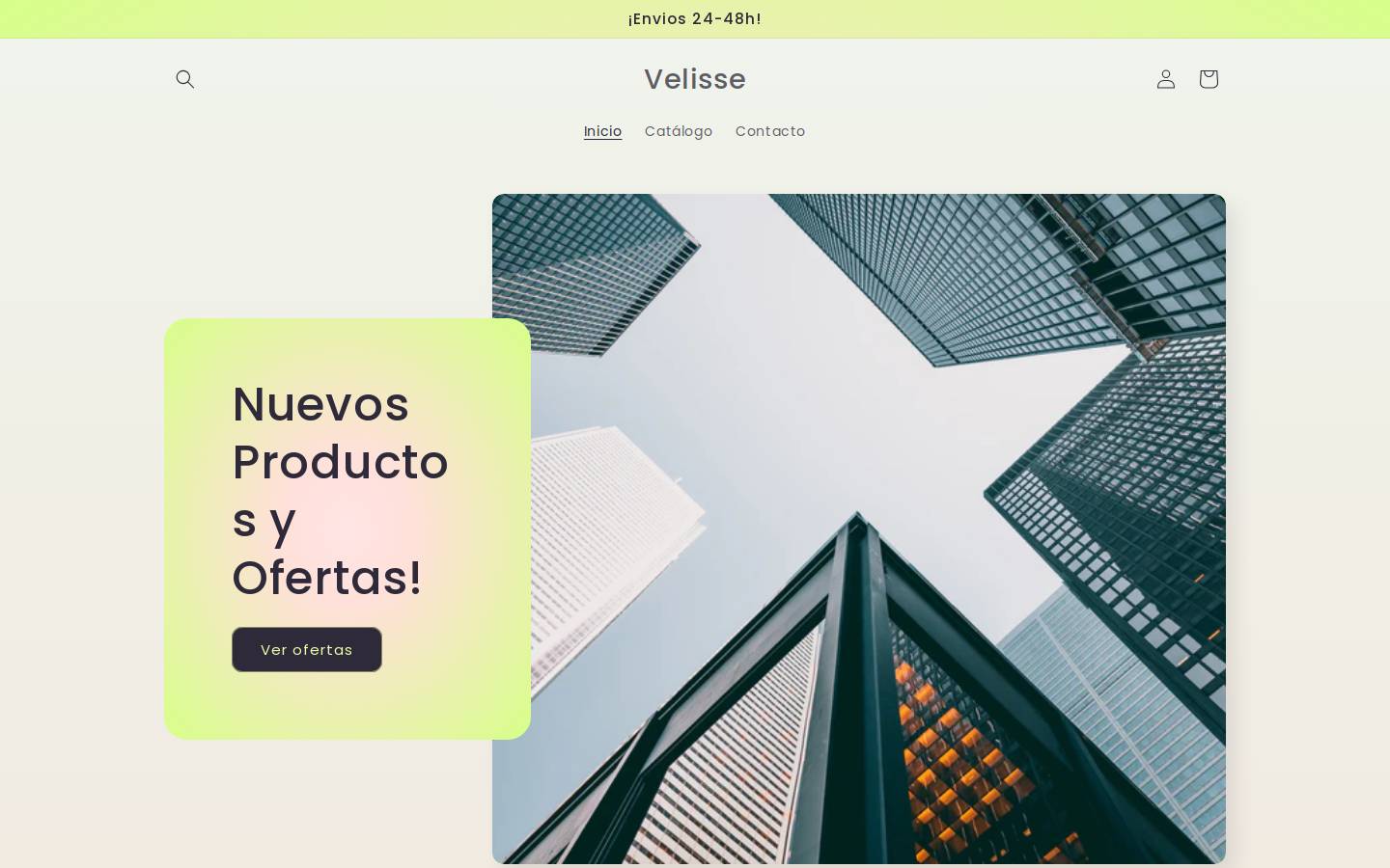 velisse.es homepage screenshot