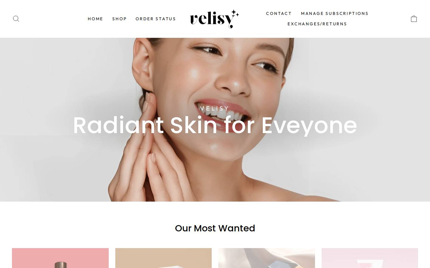 velisy.com homepage screenshot