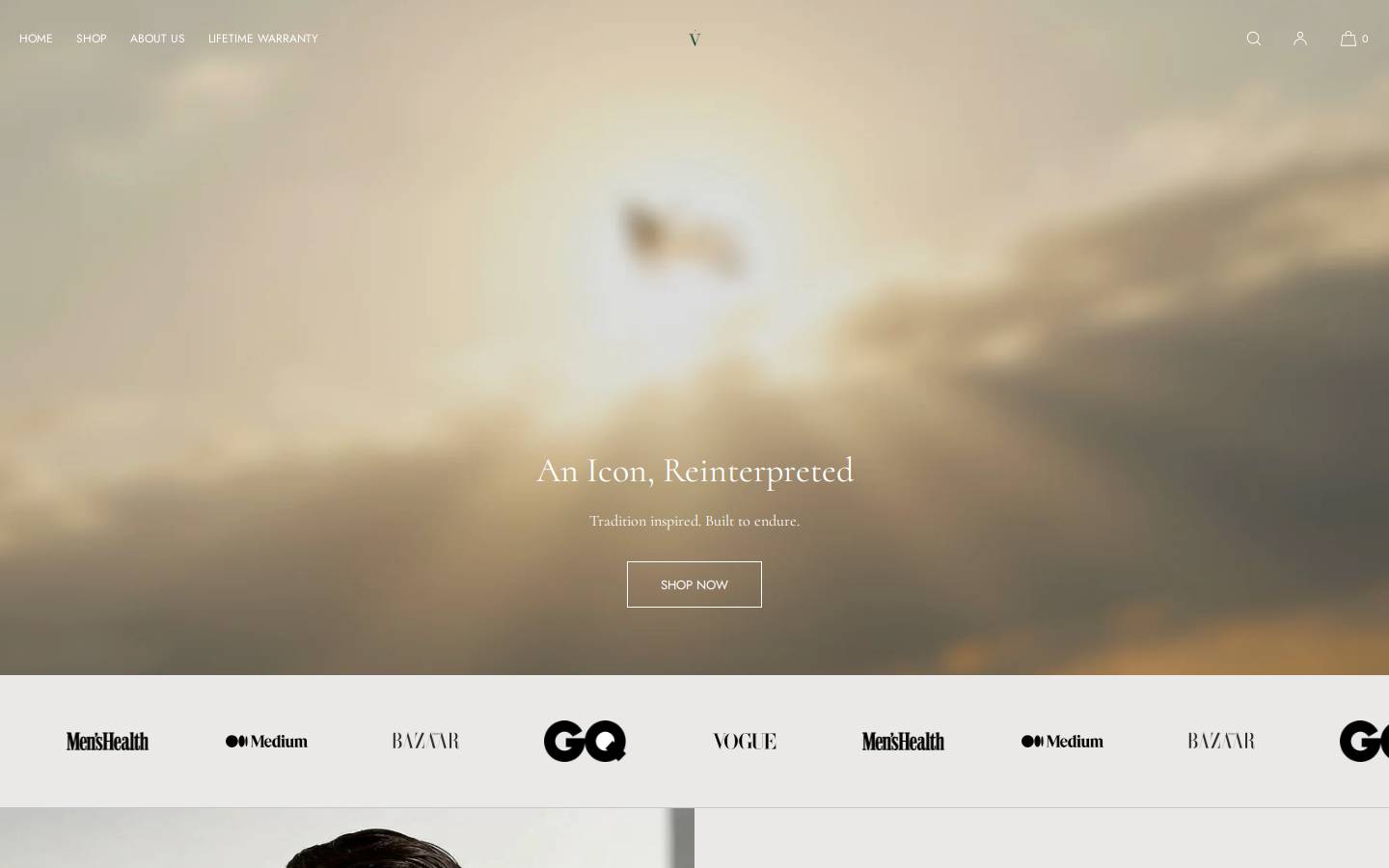 vellero-timepieces.com homepage screenshot