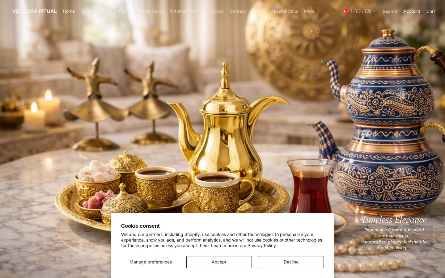 velmoraritual.com homepage screenshot