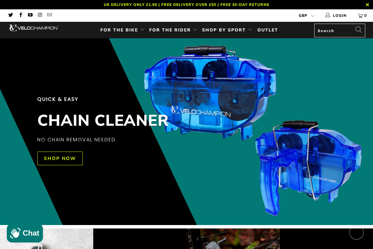 velochampion.cc homepage screenshot