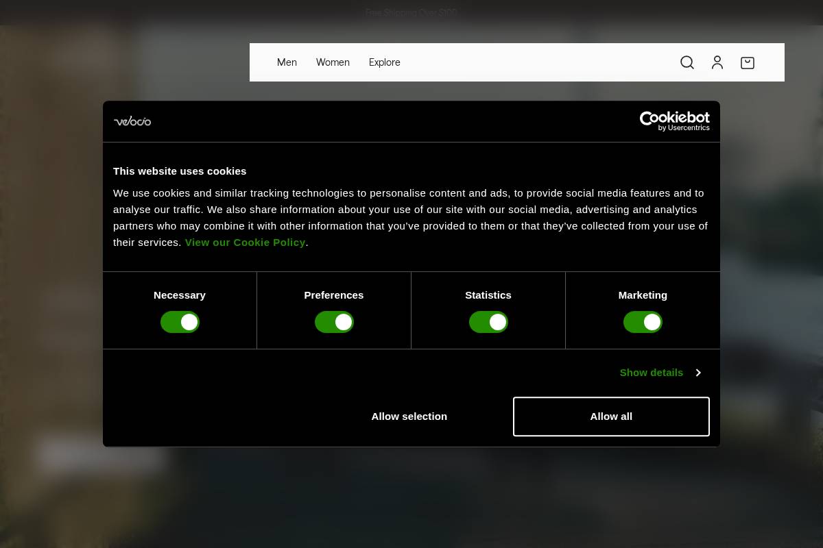 velocio.cc homepage screenshot