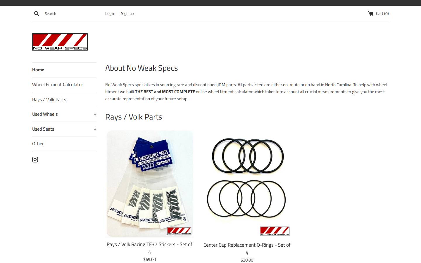 velocity57.com homepage screenshot