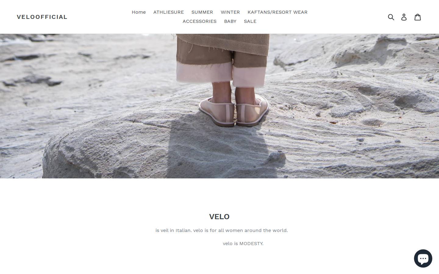 veloofficial.com homepage screenshot