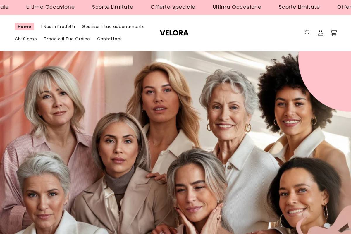 velora-beauty.it homepage screenshot
