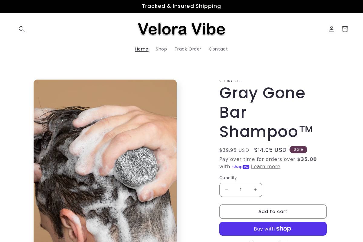 Veloravibe homepage screenshot