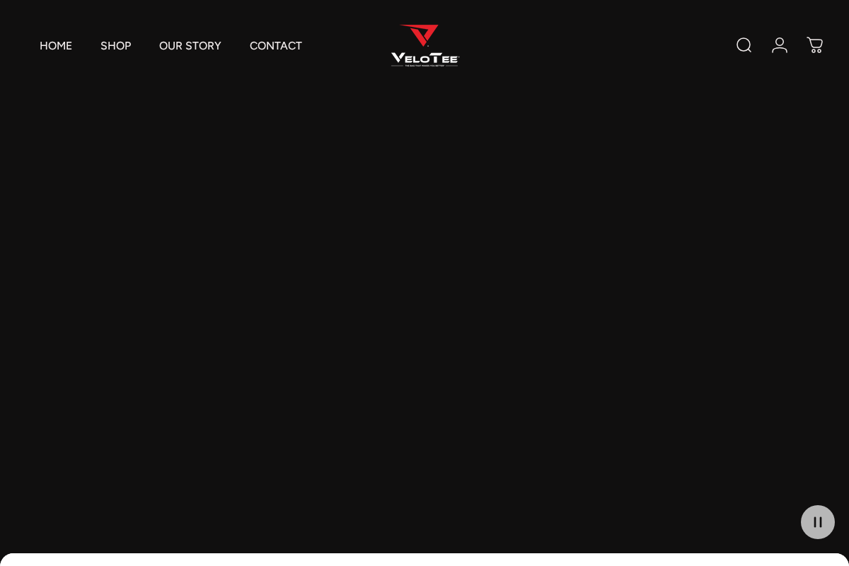 VeloTee homepage screenshot