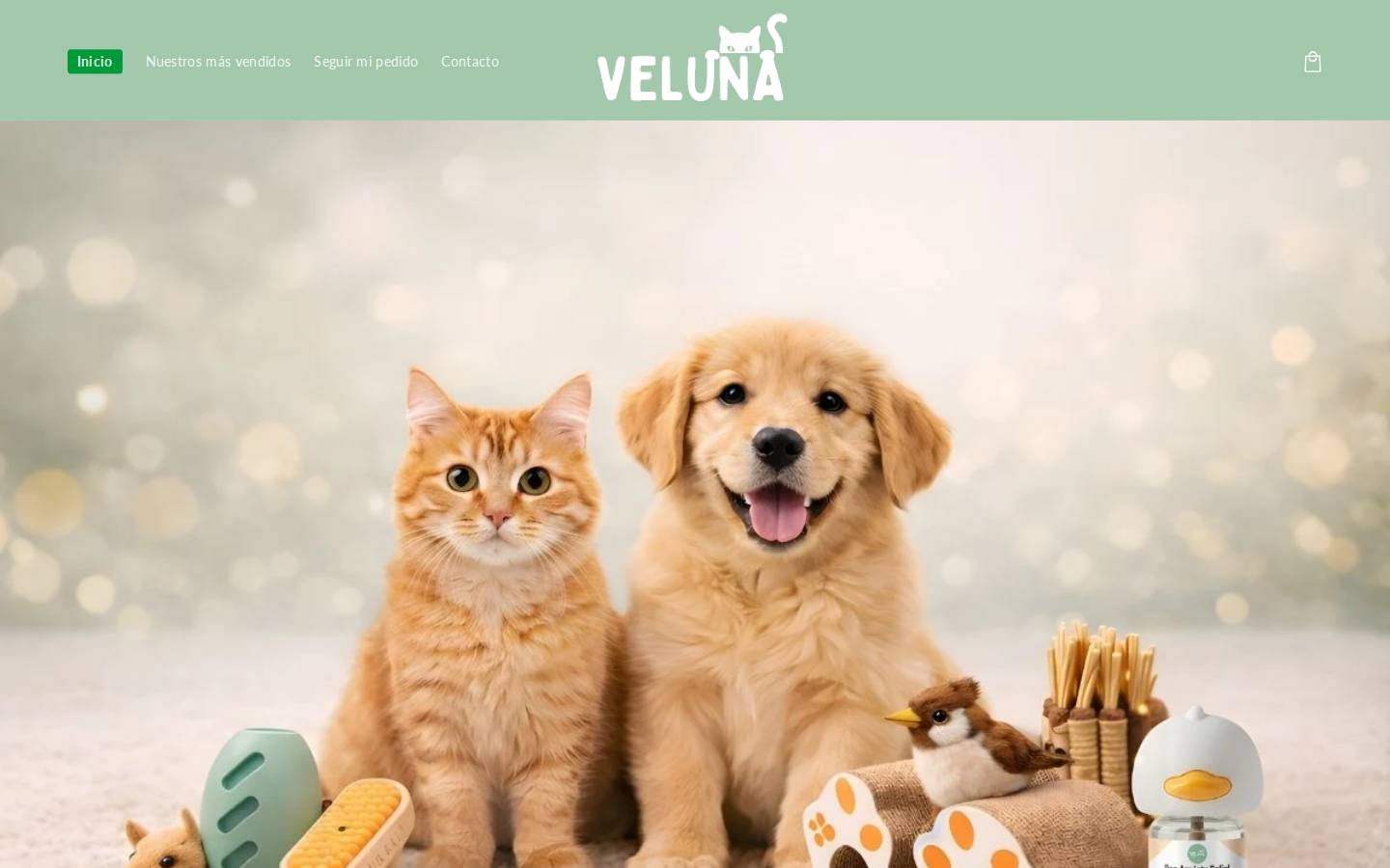 veluna-mexico.com homepage screenshot