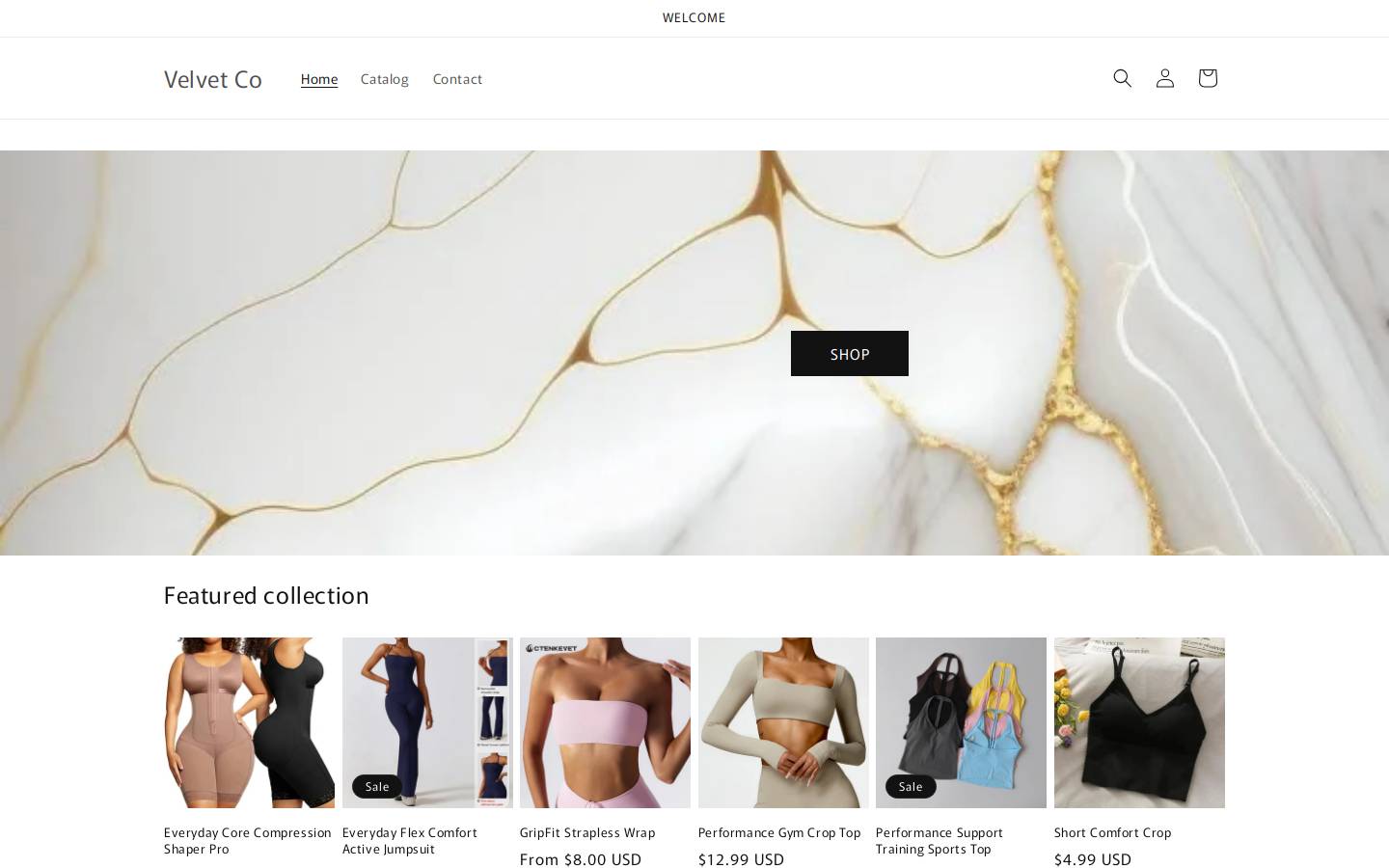 velvetco.online homepage screenshot