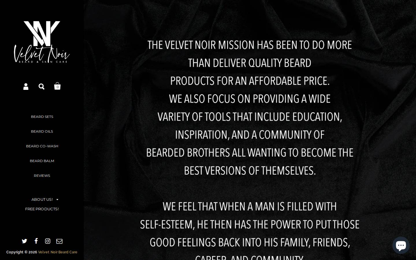 velvetnoirbc.com homepage screenshot