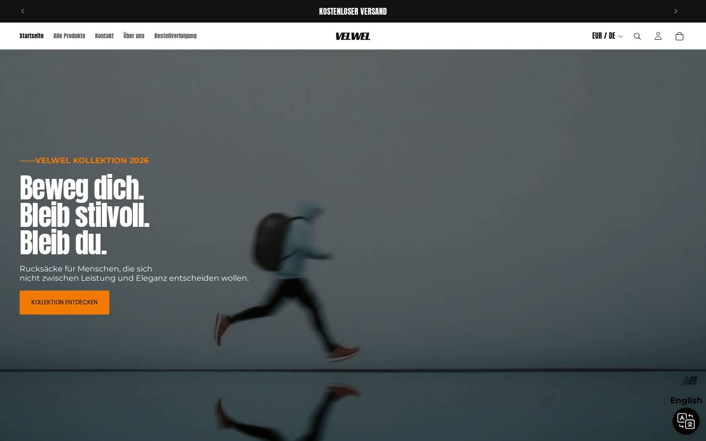 velwel.com homepage screenshot