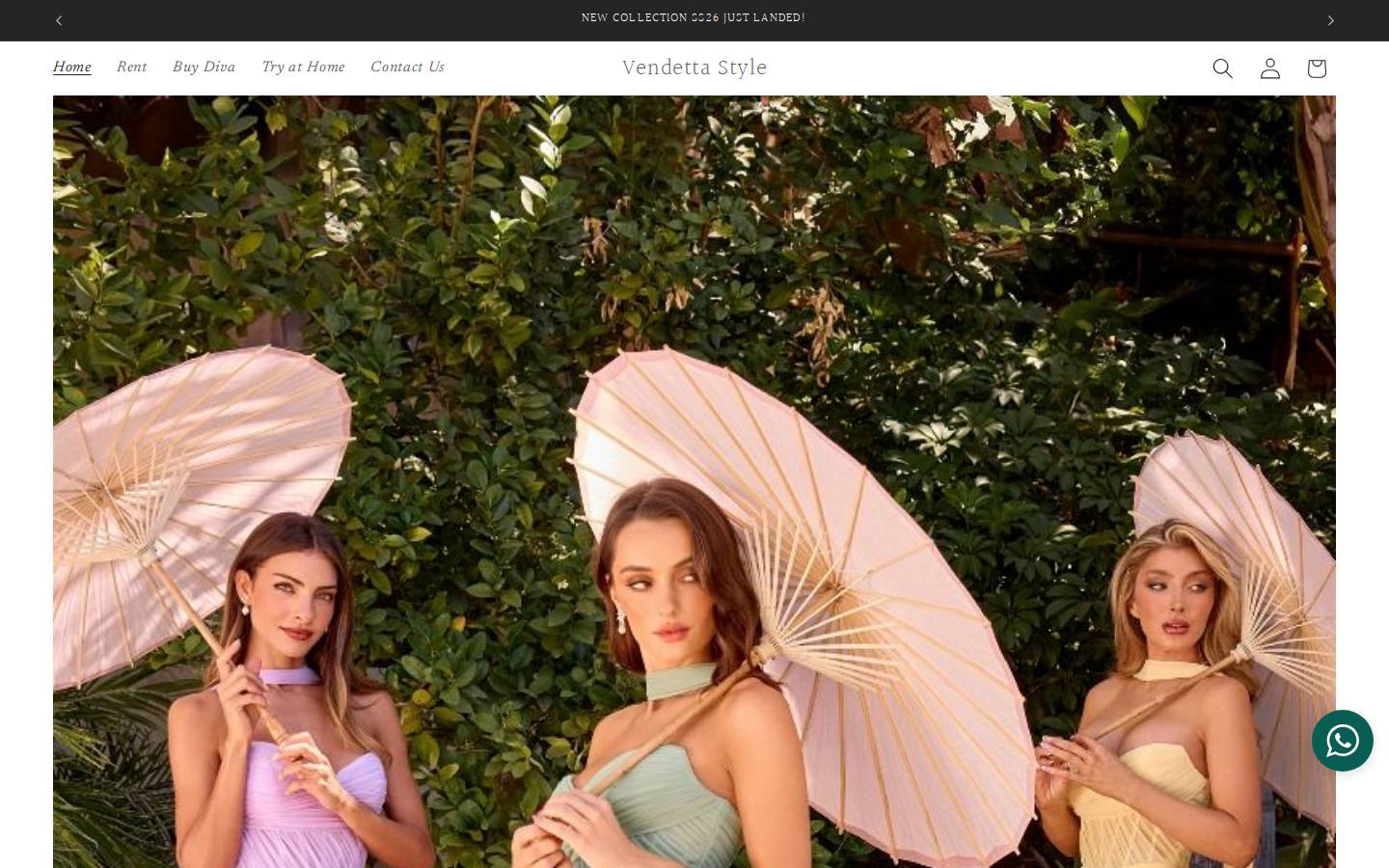vendettastyle.com homepage screenshot