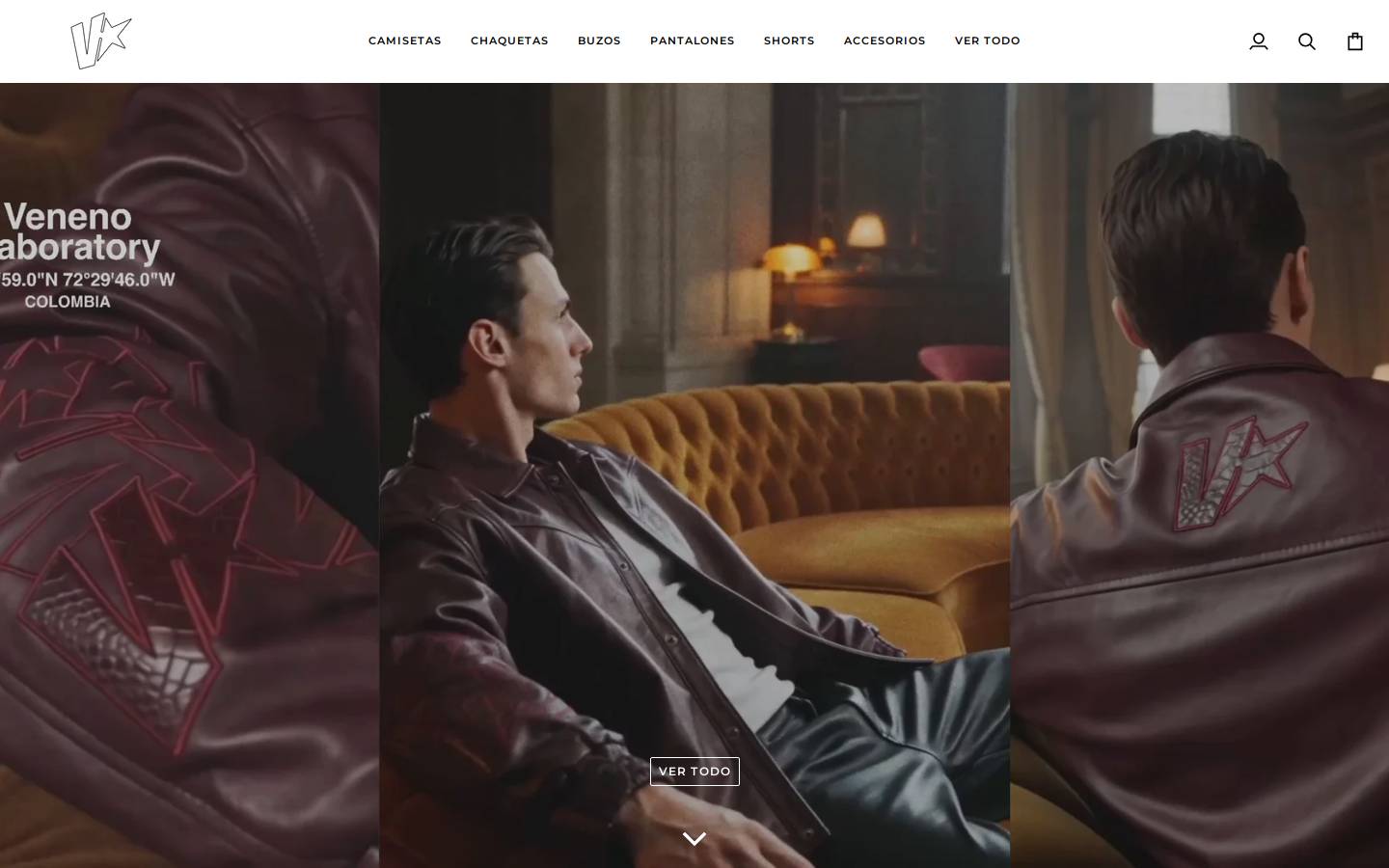 veneno.com homepage screenshot