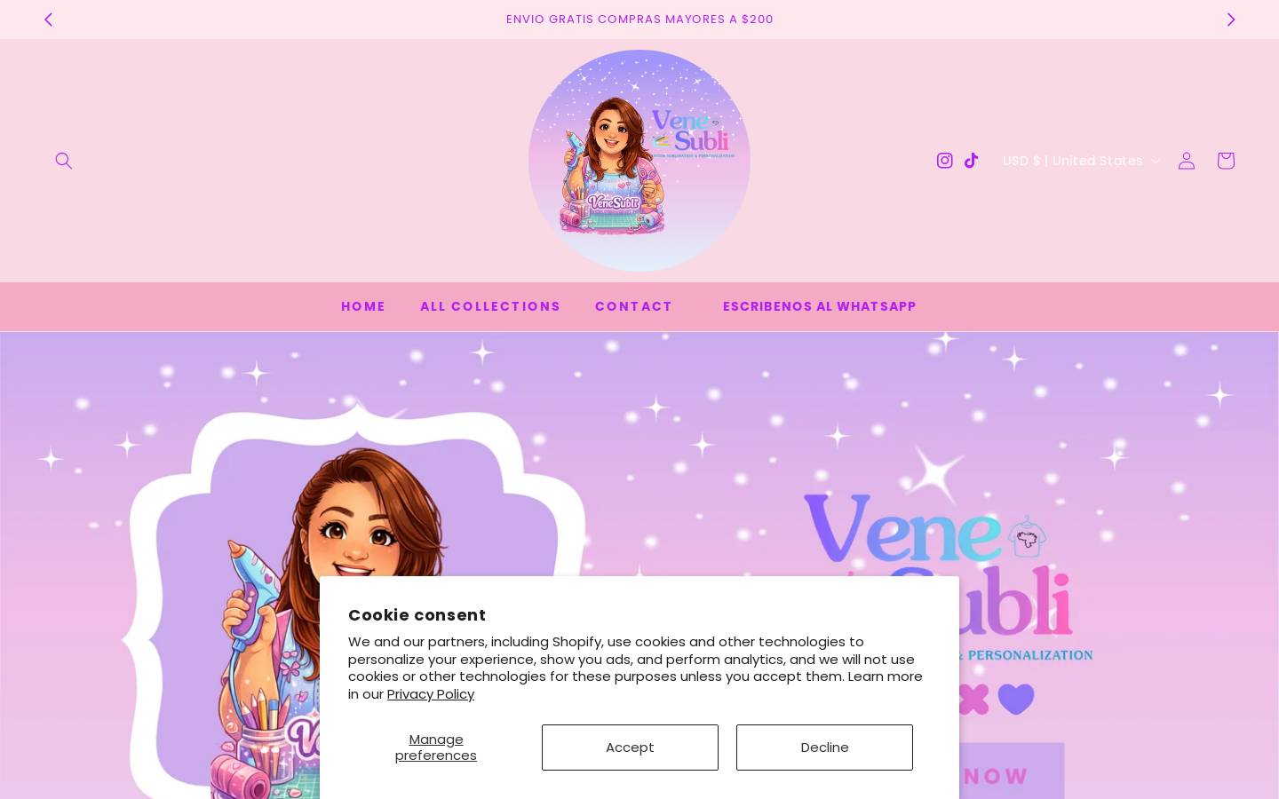 venesublishop.com homepage screenshot
