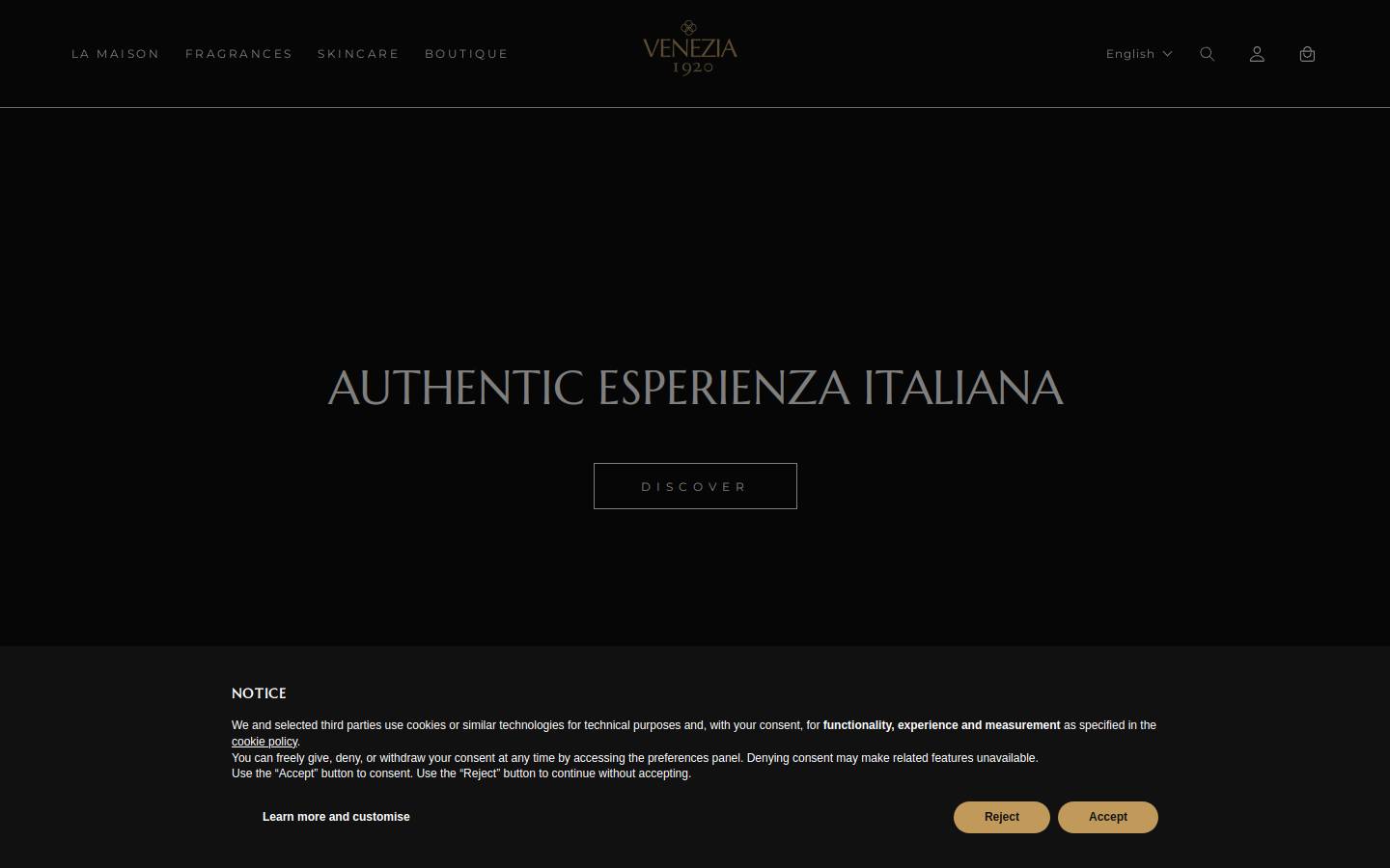 venezia1920.it homepage screenshot