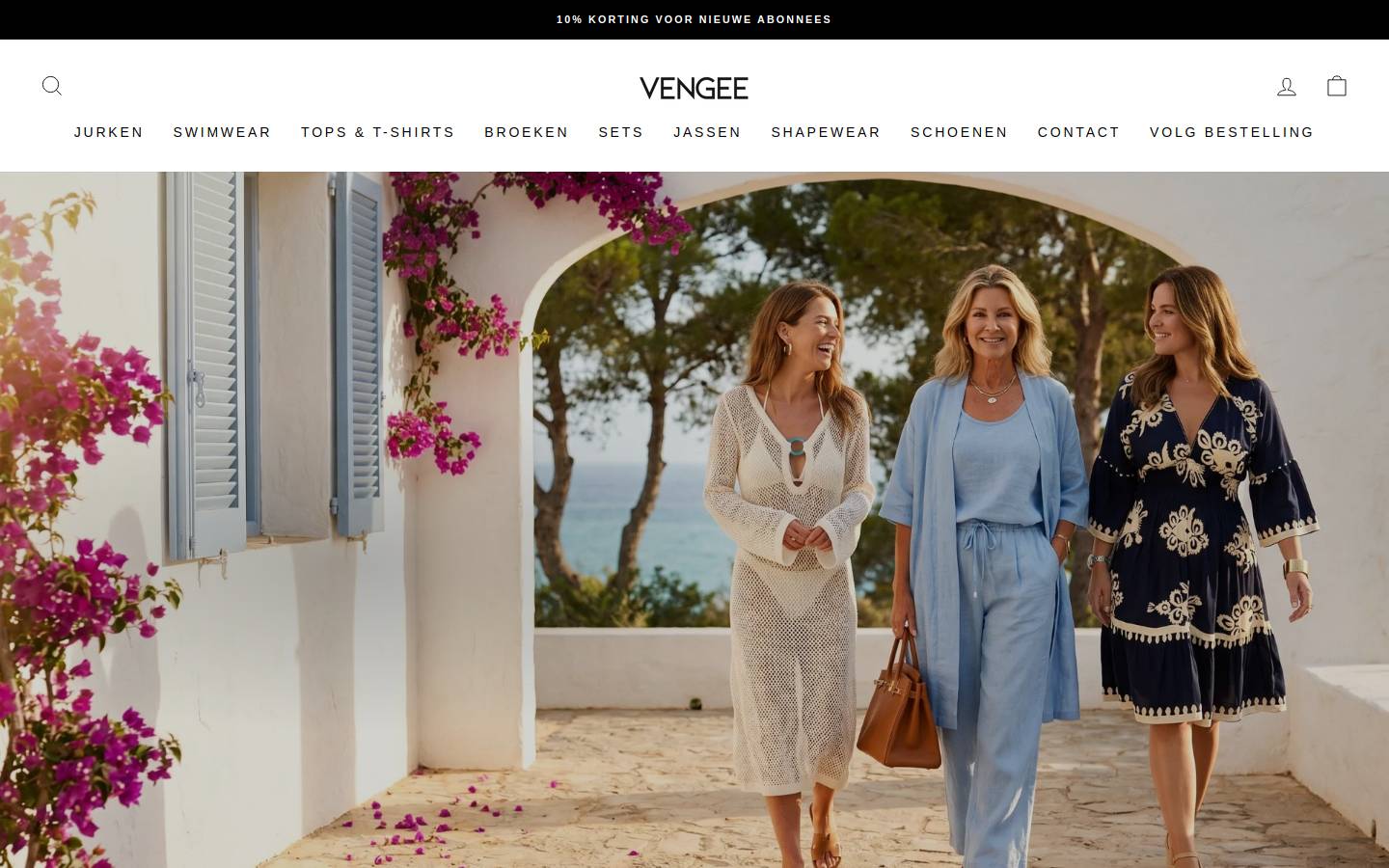 vengee.nl homepage screenshot