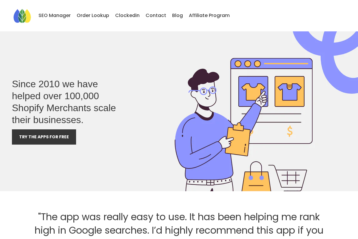 Venntov homepage screenshot