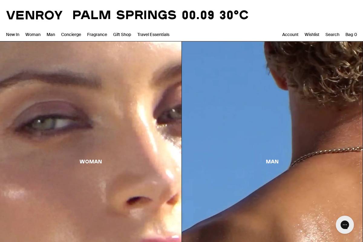 venroy.com homepage screenshot