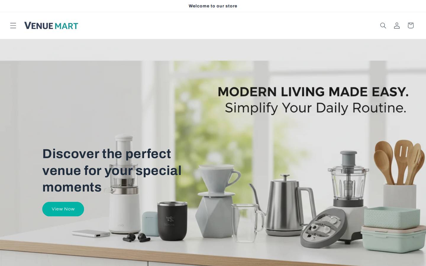 venuemart.in homepage screenshot
