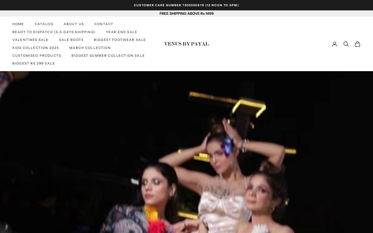 venusbypayal.com homepage screenshot
