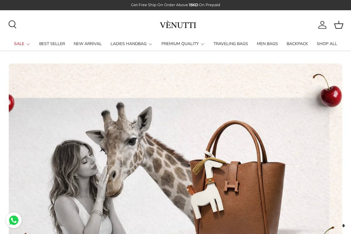 venutti.co homepage screenshot