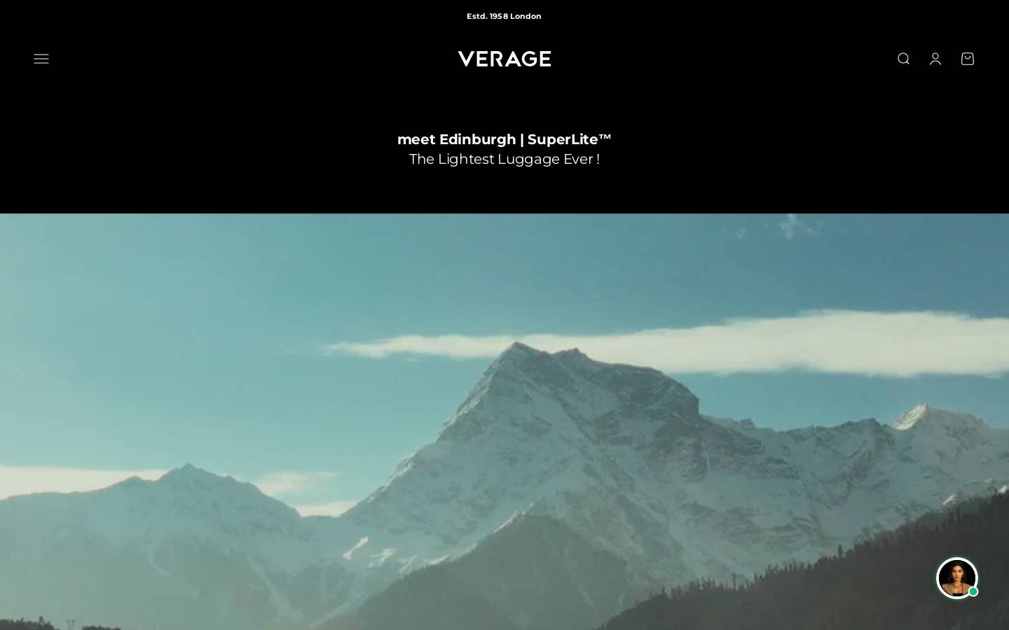 verage.in homepage screenshot
