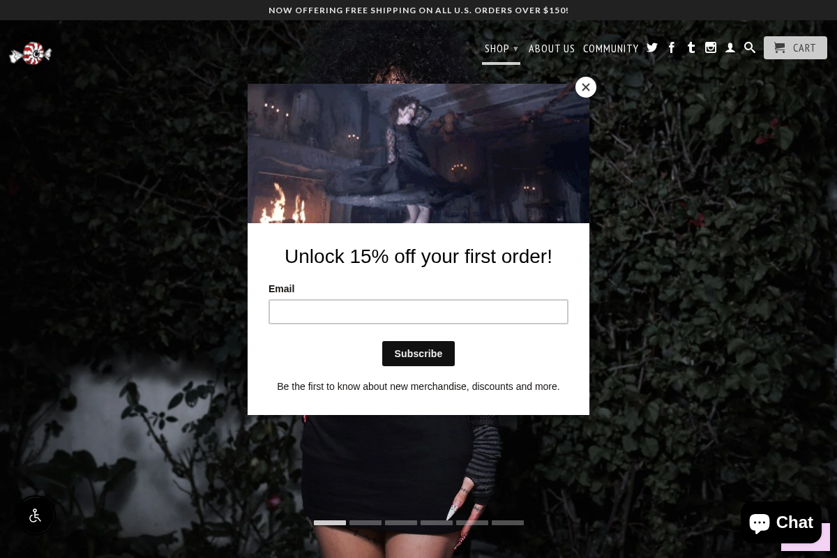 Veraseyecandy homepage screenshot