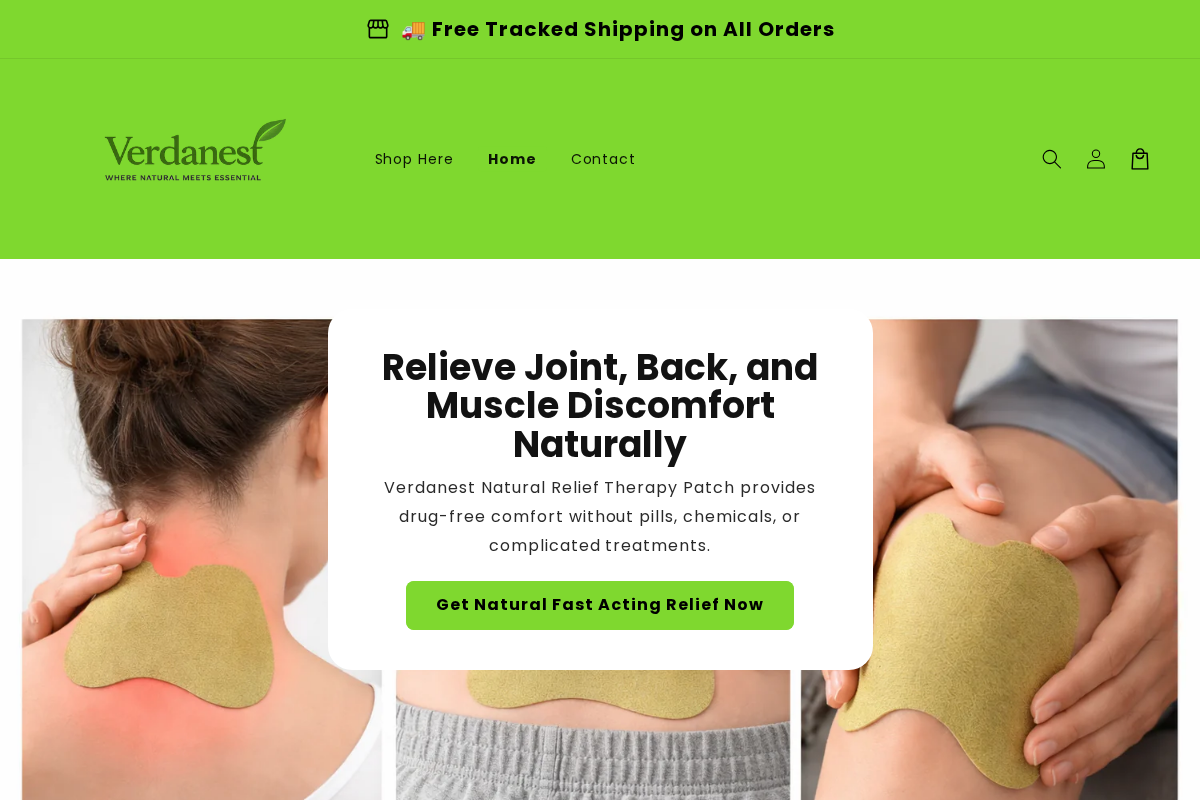 verdanesthome.com homepage screenshot