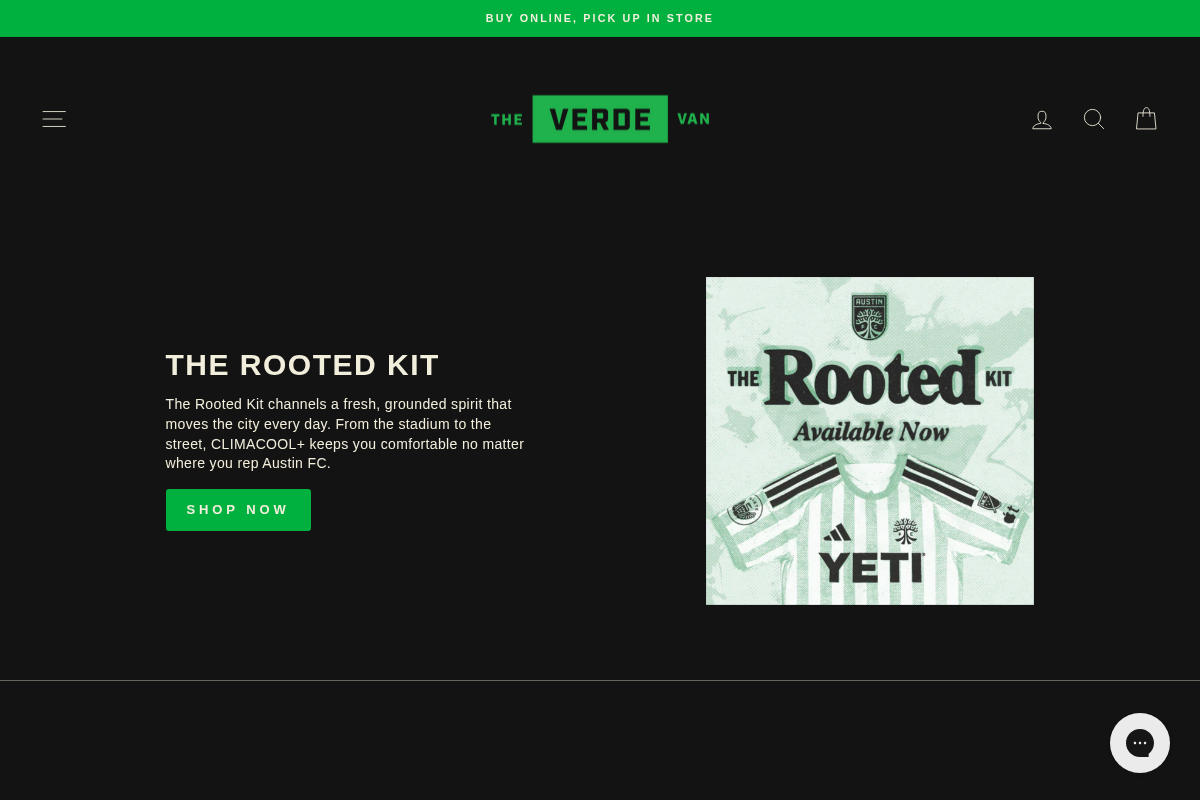 verdevan.com homepage screenshot