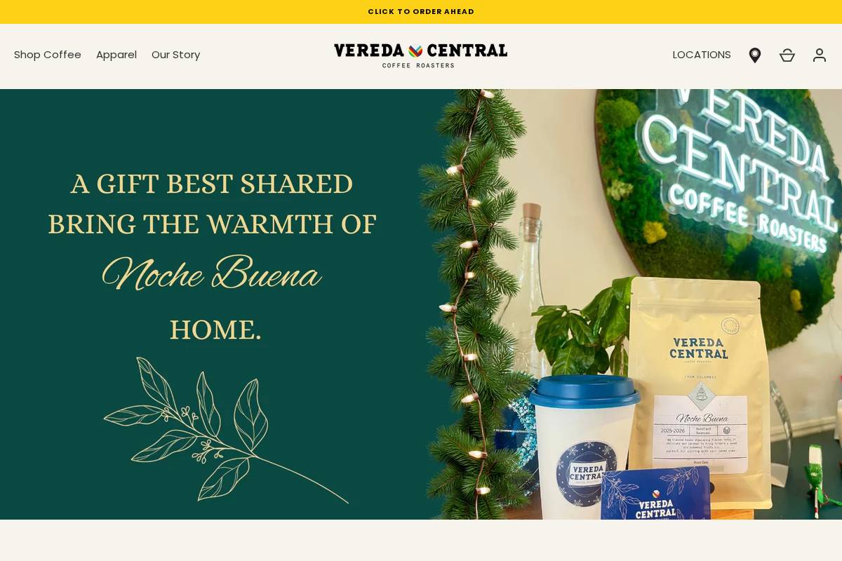 veredacentral.ca homepage screenshot