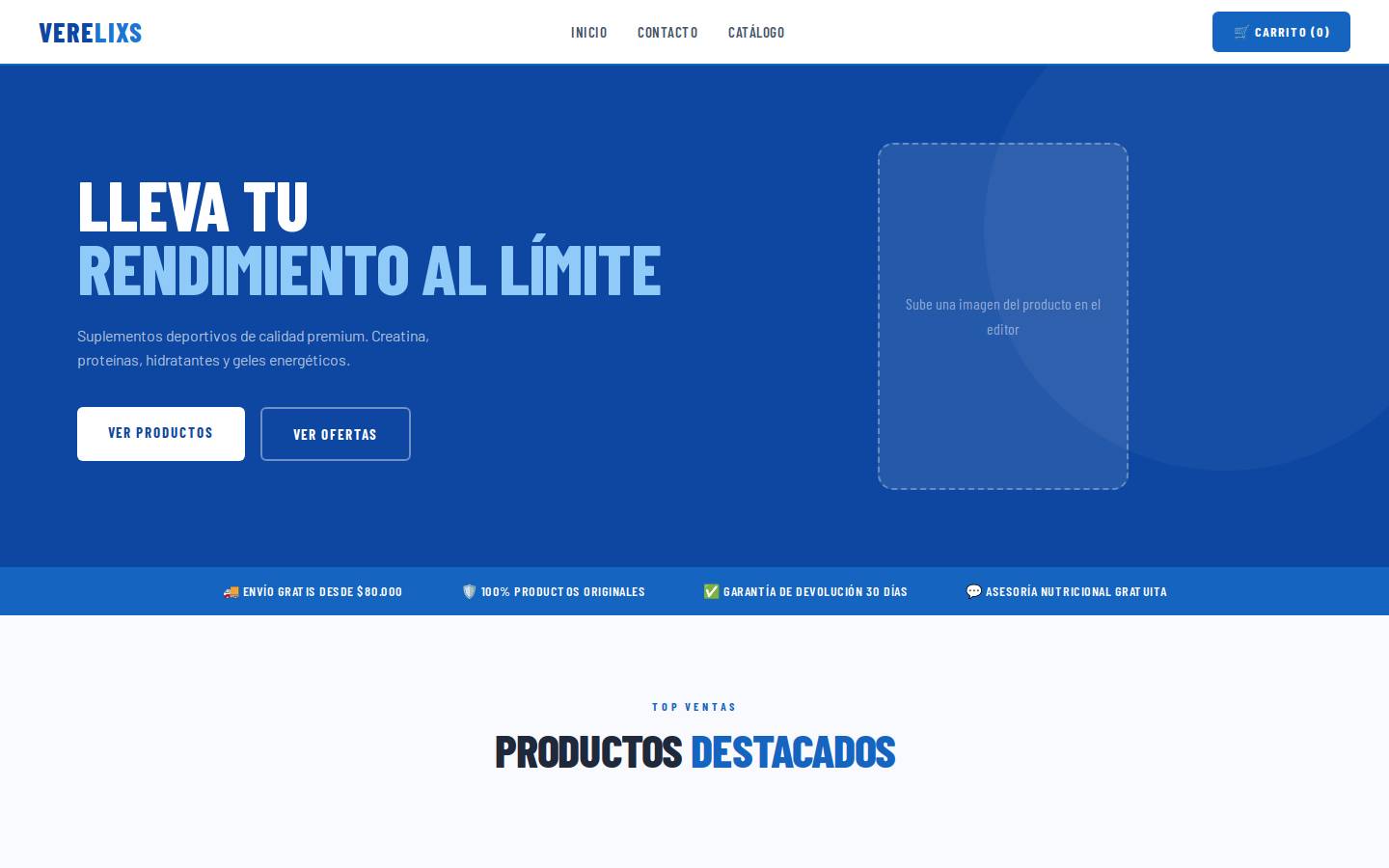 verelixs.com homepage screenshot