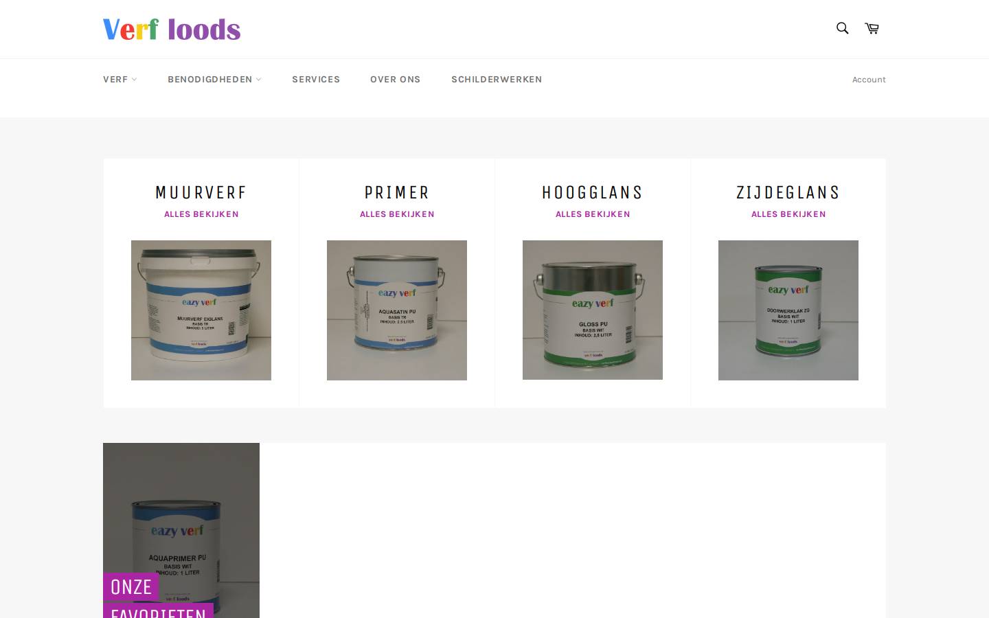 verfloodsuithoorn.nl homepage screenshot