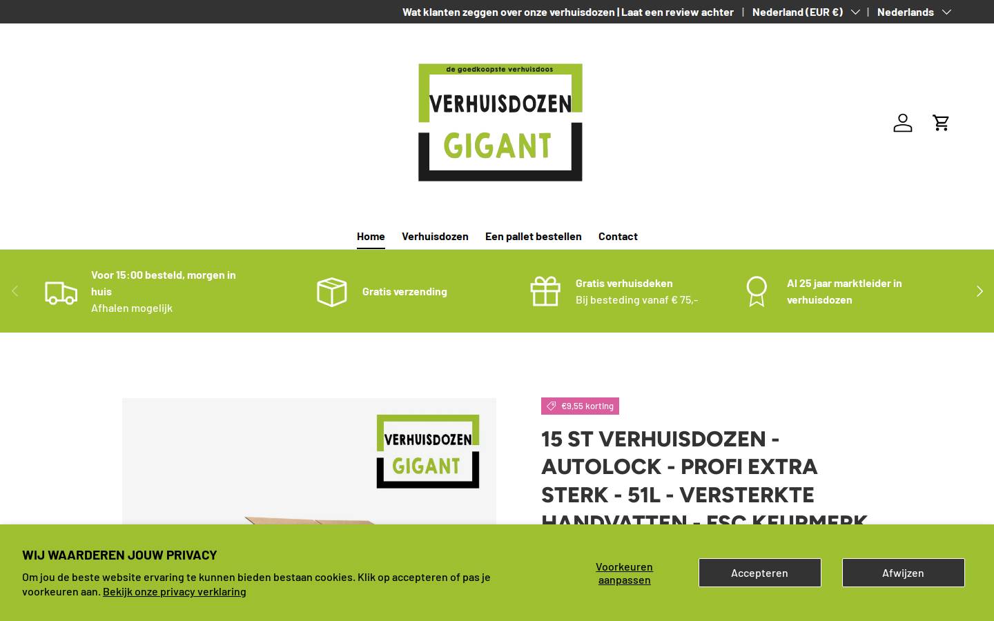 verhuisdozengigant.nl homepage screenshot