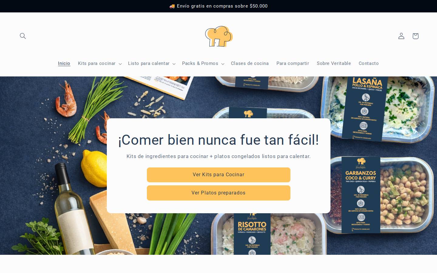 veritable.cl homepage screenshot