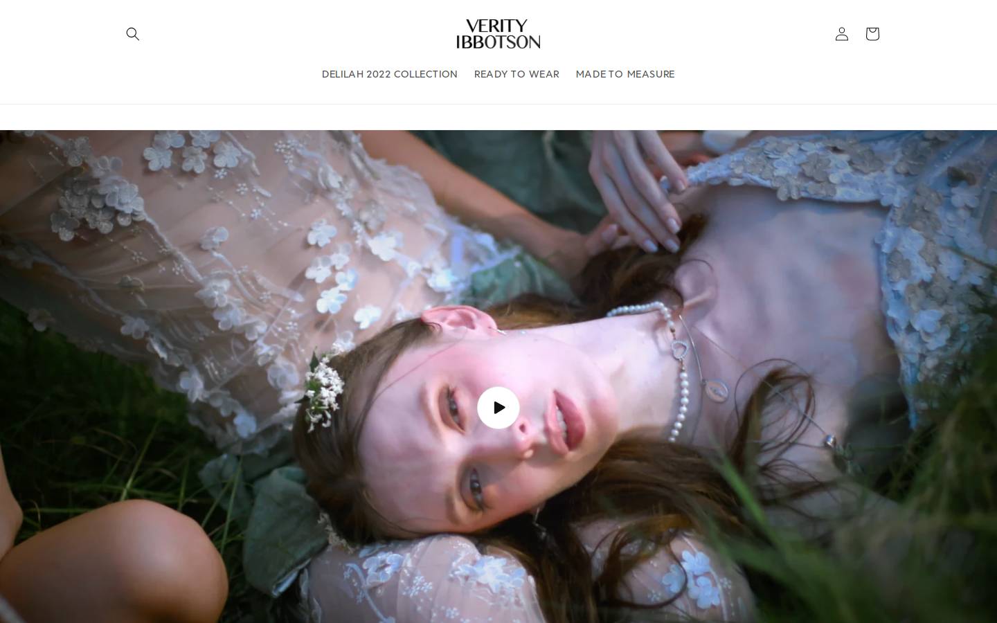 verityibbotson.com homepage screenshot